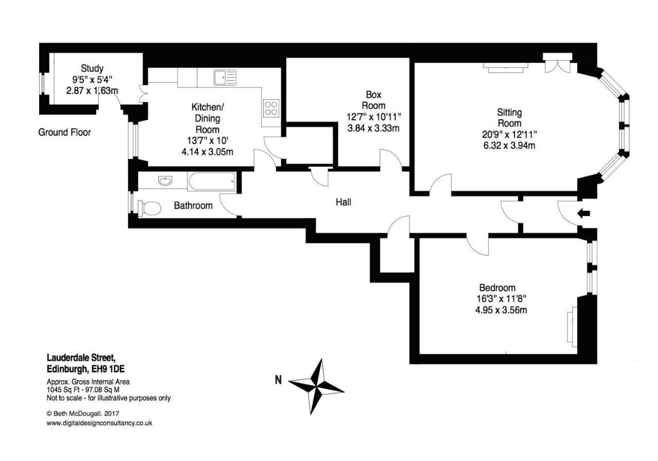 The Lauderdale Street Residence Единбург Екстер'єр фото